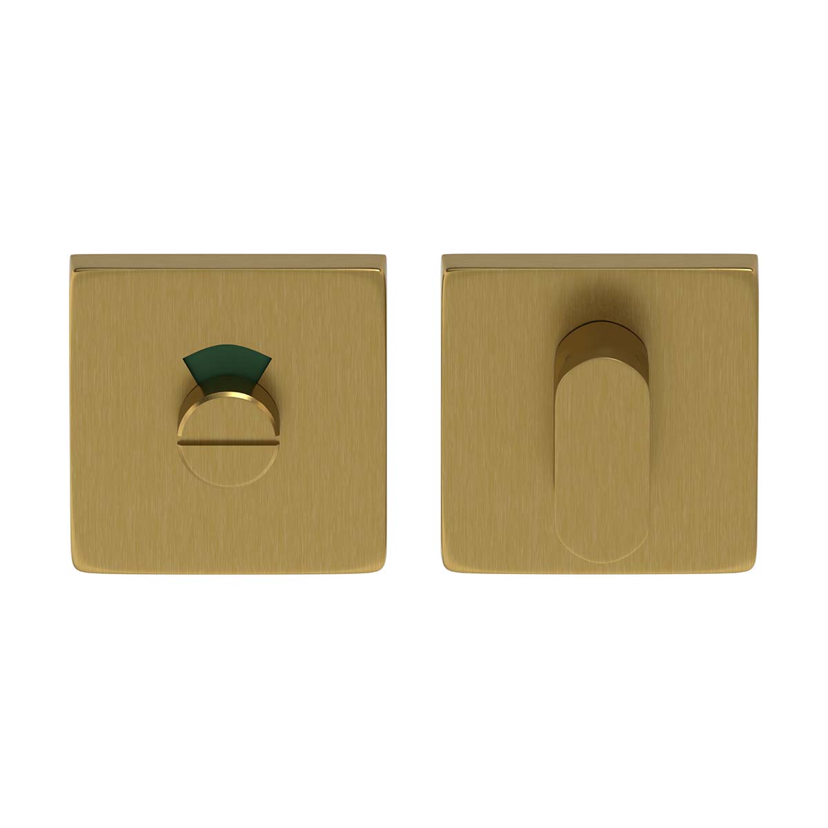 Skantrae Toiletgarnituur Quadrate Regular Mat Messing